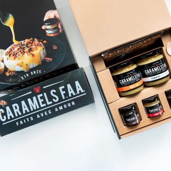 Boite d'arômes caramels de Caramels F.A.A